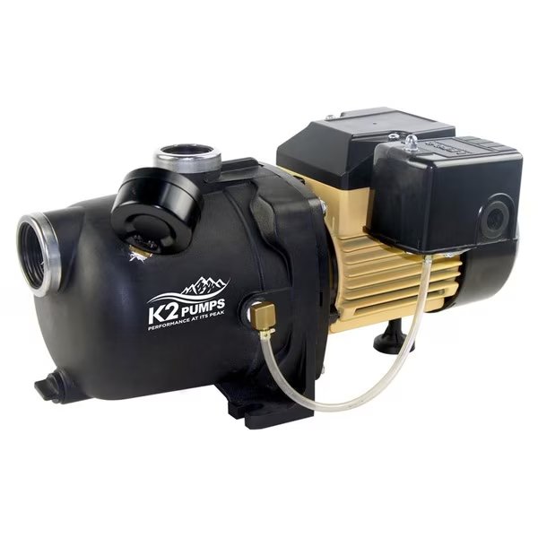 3/4 HP Thermoplastic Shallow Well Jet Pump, K2 Pumps, Mfr#: WPS07503K